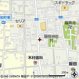 静岡県浜松市中央区飯田町926周辺の地図