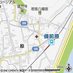 岡山県岡山市北区原1048周辺の地図