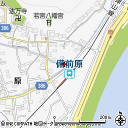 岡山県岡山市北区原1003周辺の地図