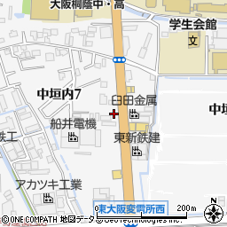 大阪外環状線周辺の地図