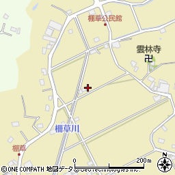 静岡県菊川市棚草680-6周辺の地図