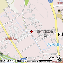静岡県掛川市下土方47周辺の地図
