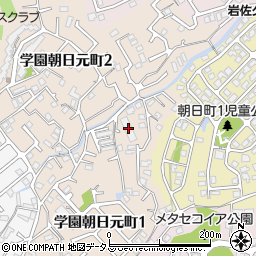 三井住友銀行学園朝日社宅周辺の地図