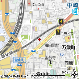 ＥＣＣジュニア　大阪センター周辺の地図