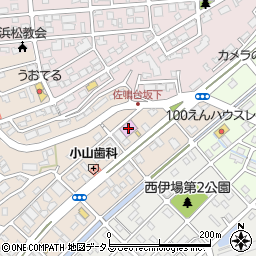 カラオケＢａｎＢａｎ浜松佐鳴台店周辺の地図