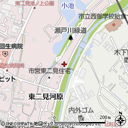 兵庫県明石市二見町東二見河原周辺の地図