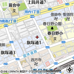 姫路信用金庫春日野支店周辺の地図
