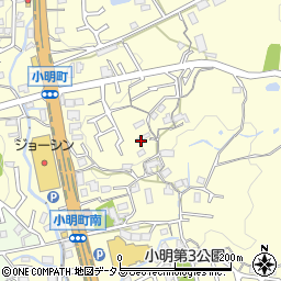 奈良県生駒市小明町843周辺の地図