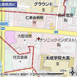 東武運輸大阪物流センター周辺の地図