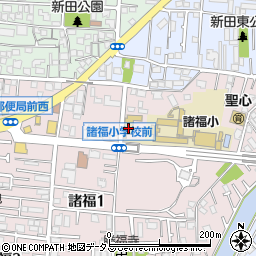 大東市立諸福幼稚園周辺の地図