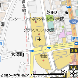 日本酒バル さわら グランフロント大阪周辺の地図