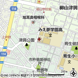三重県総合教育センター分館周辺の地図