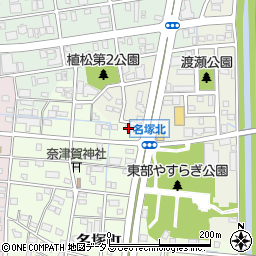 りらくる　浜松・名塚店周辺の地図