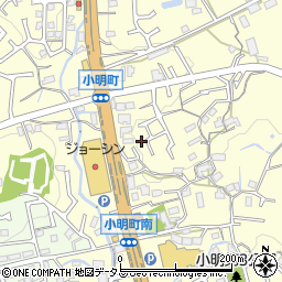 奈良県生駒市小明町781-7周辺の地図