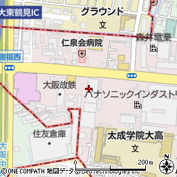 東武運輸株式会社　大阪物流センター周辺の地図