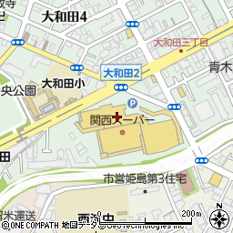 タイムズメラード大和田（平面・２Ｆ）駐車場周辺の地図