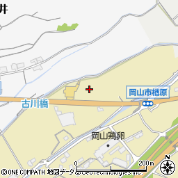 岡山県岡山市東区楢原31周辺の地図