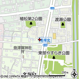 パレット名塚周辺の地図