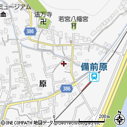 岡山県岡山市北区原1045周辺の地図