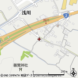 岡山県岡山市東区浅川158周辺の地図