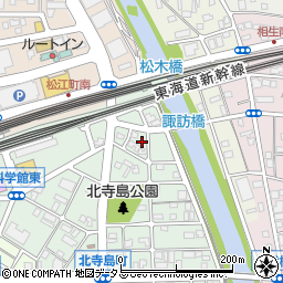 静岡県浜松市中央区北寺島町105周辺の地図