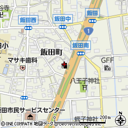 静岡県浜松市中央区飯田町521周辺の地図