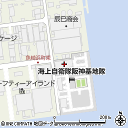 兵庫県神戸市東灘区魚崎浜町39周辺の地図