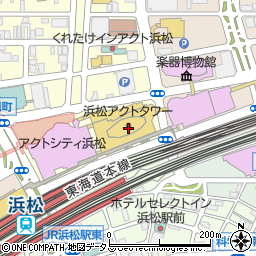 〒430-7712 静岡県浜松市中央区板屋町 浜松アクトタワー（１２階）の地図