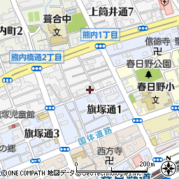 デュオプレステージ新神戸熊内レジデンス周辺の地図