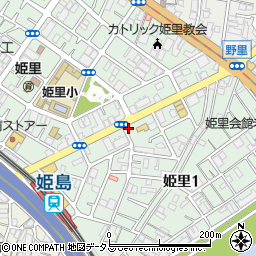 姫島金属興業所周辺の地図
