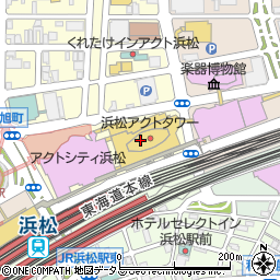 浜松アクトシティ内郵便局周辺の地図
