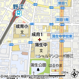 菅清工業大阪支店周辺の地図