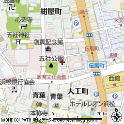 静岡県浜松市中央区利町303周辺の地図