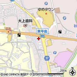 岡山県岡山市東区東平島104周辺の地図
