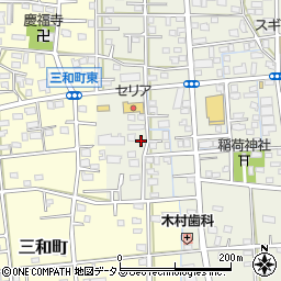 静岡県浜松市中央区飯田町832周辺の地図