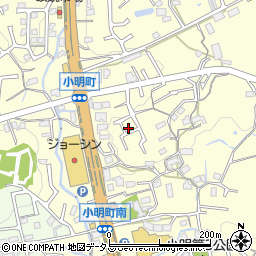 奈良県生駒市小明町771周辺の地図