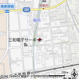 静岡県磐田市海老塚753周辺の地図