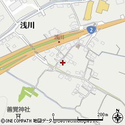 岡山県岡山市東区浅川189周辺の地図
