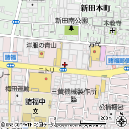大阪生駒線周辺の地図