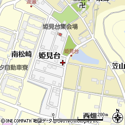 愛知県田原市姫見台82周辺の地図