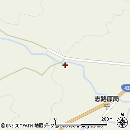 広島県山県郡北広島町志路原1653周辺の地図