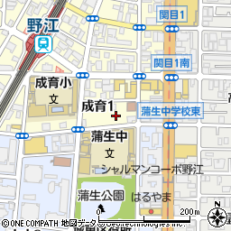 成育地区ネットワーク委員会周辺の地図