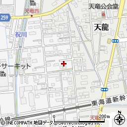 静岡県磐田市海老塚708周辺の地図