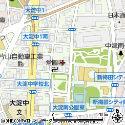 パークサイドハウス大阪周辺の地図