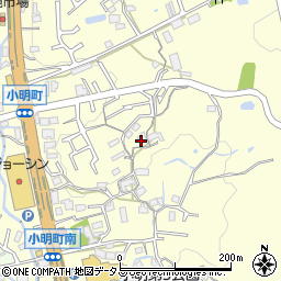 奈良県生駒市小明町863周辺の地図