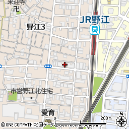 城東野江郵便局 ＡＴＭ周辺の地図
