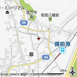 岡山県岡山市北区原1027周辺の地図