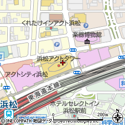 オークラアクトシティホテル浜松周辺の地図