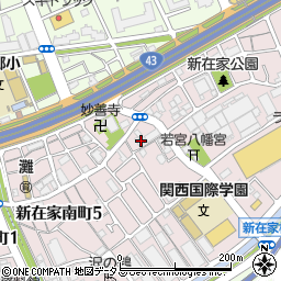 三栄モーター・プール周辺の地図