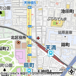 ビッグエコー BIG ECHO 天満駅前店周辺の地図